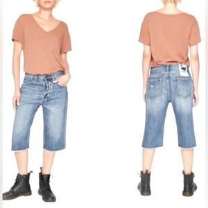 Sandrine Rose knee length denim NWT 28